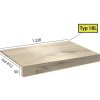 Karndean International Ecoline Step - 1 BL schod bez nosu 9503 Borovica biela rustikal