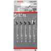 Bosch Pílový plátok do priamočiarej píly T 101 AOF Speed for Hard Wood, 5 ks