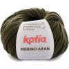 Katia Merino Aran 48 Medium Green Pletacia priadza