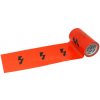 Toptrade páska výstražná nelepiaca Pozor elektrické vedenie 22cm x 0,07 mm x 50 m červená