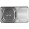 Aqualine Aqualine, Nerezový drez 76x18x42cm, AQ7642B