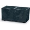 Květináč Prosperplast SIERRA CASE beton effect 57,7 cm antracit