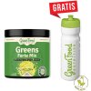GreenFood Nutrition Greens Forte Mix 240 g + Ekologická fľaša zadarmo Citrón
