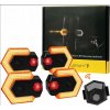 LED SMEROVKY NA BICYKEL PRE KOLOBEŽKU 4 KUSY LED + PILOT
