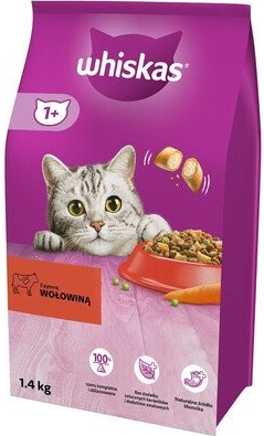 Whiskas Adult hovädzie 6 x 1,4 kg