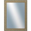 DANTIK - Zrkadlo v rámu, rozmer s rámom 60x80 cm z lišty ZVRATNÁ bielozlatá plast (3067)