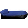 Aga Nafukovací vak LAZY BAG 230x70 cm Čierny/Tmavo modrý