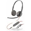 HP Poly Blackwire 3225 MS Teams náhlavná súprava, 3.5 mm jack + USB-C/A adaptér, stereo (bulk)