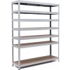 Policový regál Trestles RH 2200x1600x450, nosnosť 1750 kg, 7 políc Farba: sivá