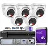 Hilook by Hikvision Súprava na monitoring TurboHD, 5 hybridných kamier Light 5Mpx, 8-kanálový rekordér - HiLook od Hikvision