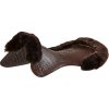 Acavallo Dečka terapeutická Gel Cut Out Sheepskin Dri Lex hnedá s prírodným barančekom