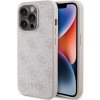 Zadný kryt GUESS 4G Metal Gold Logo GUHCP15LG4GFPI pre Iphone 15 Pro Pink