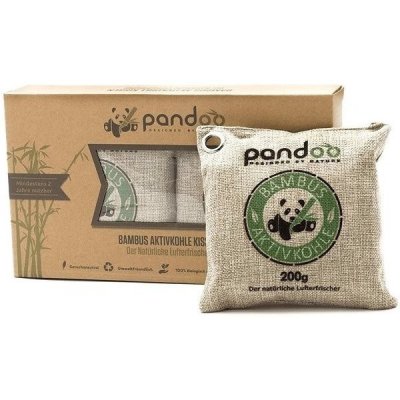 Pandoo Prírodný bambusový čistič vzduchu s aktívnym uhlím 2 x 200 g