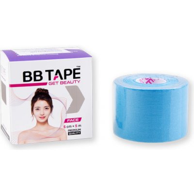 BB Tape Face tejp na tvár modrá 5m x 5cm