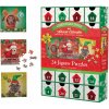 Eurographics Puzzle Adventný kalendár Vianočné psíky 24x50 dielikov