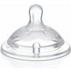 Chicco cumlík na fľašu Natural Feeling silikón nastaviteľný prietok 2 ks V001515