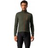 Castelli Go Jacket, Military green Veľkosť: L Mierne zateplená univerzálna bunda na bicykel