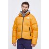 Páperová bunda The North Face pánska, žltá farba, zimná NF0A7UQZ56P1 XL