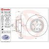 Brzdový kotúč BREMBO 08.7019.81
