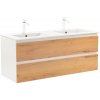 Spodná skrinka Vario Forte 120 s umývadlom biely dub