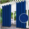 Záhradný záves do altánku na krúžkoch MIG05 azurovo modrý Modrá 155x200 cm