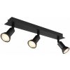 GLOBO 57998-3 DREW stropné bodové svietidlo/spot 3xGU10 matná čierna