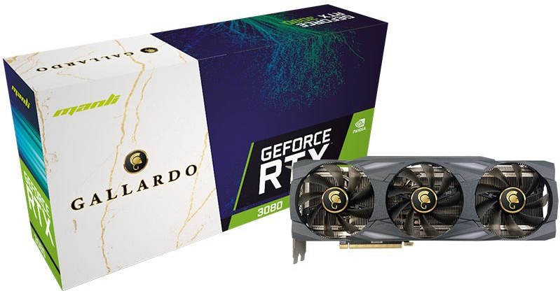 Manli GeForce RTX 3080 (LHR) Gallardo 12GB GDDR6X M-NRTX3080G/6RFHPPPV3-M3515