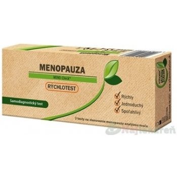 VITAMIN STATION Rýchlotest MENOPAUZA MENO-CHeck samodiagnostický test z moču 2 ks