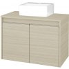 Dreja Skrinka pod umývadlo VISIT SZD2 70 (umývadlo Gladi) - D04 Dub / Úchytka T34 - nerez / D04 Dub