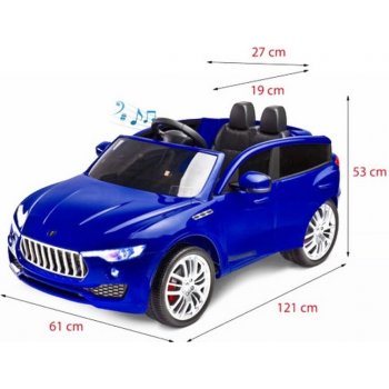 Toyz Elektrické autíčko Commander 2 motory modrá