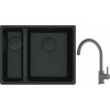 Súprava granitový drez Franke Maris 125.0697.756, kuchynská batéria Franke Lina 115.0626.022
