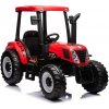 LEAN CARS Elektrické autíčko Traktor A011 24V - červená - 2x200W - BATÉRIA - 2x12v10Ah - 2024
