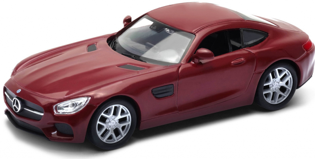 Welly Mercedes-Benz AMG GT strieborný 1:34