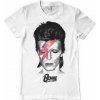 David Bowie Tričko Aladdin Sane Unisex White L