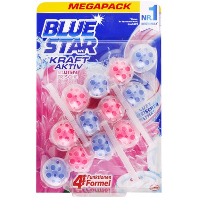 Blue Star Kraft Aktiv WC blok Kvetinová sviežosť 3 x 50 g