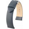 Remienok Hirsch Toronto - sivý - 16 mm - L – Štandardná dĺžka (doporučujeme) - 14 mm - Strieborná + 5 rokov záruka a darček ZADARMO