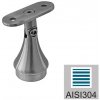 neuvedená Držiak madla AISI304, 40x40x2/d42,4x2/H67mm