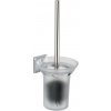 WENKO WC kefa BEZ VŔTANIA PowerLoc LACENO lesklý kov 37x14x16 cm