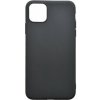 Matné silikónové puzdro iPhone 11 Pro Max čierne