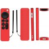 General APPLE TV 4K SIRI REMOTE 2021, TV 4K SIRI REMOTE 2022 silikónový obal - farba červená