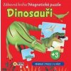 Dinosauři Zábavná kniha Magnetické puzzle - autor neuvedený