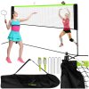 Sieť na volejbal, badminton a tenis – mobilná a nastaviteľná