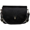 Crossbody krásna kožená kabelka čierna vlasom Wojewodzic 31921/01/H01/Z