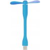TFY 3739 Silikónový USB ventilátor modrý