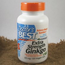 Doctor’s Best Extra Strength Ginkgo 120 mg 120 rostlinných kapsúl