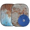 Lastolite Urban Collapsible 1.5 x 2.1m Rusty Metal/Plaster Wall (LB5713)