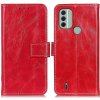 VSETKONAMOBIL 54590 RETRO Peňaženkový obal Nokia C31 červený