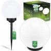 Solárna lampa Lumiled biela s nárazovým efektom 71 cm 1 ks
