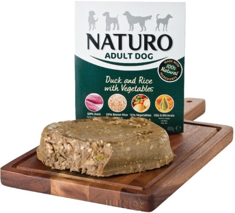 Naturo Adult Duck & Rice with Vegetables 400 g