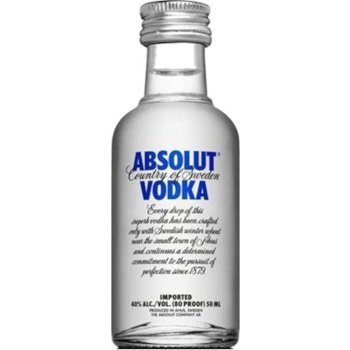 Absolut 40% 0,05 l (čistá fľaša)